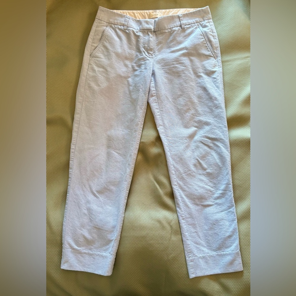 J. Crew 100% Cotton Cropped Pants, size 2